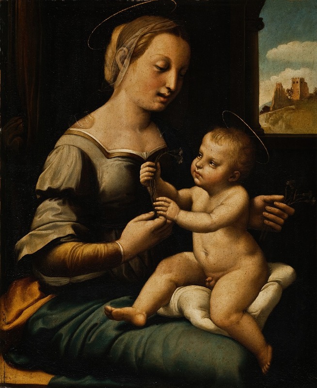 La Madonna Del Garofano by Carl Eggers — digital art print download