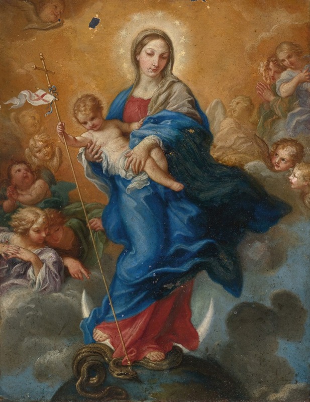 Virgin Of The Immaculate Conception by Карло Маратти — digital art print download