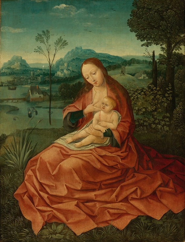 Virgin And Child In A Landscape — Circle Of Bernard Van Orley