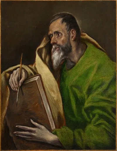 St. Luke by El Greco (Domenikos Theotokopoulos), 1610-1614 — digital art print download