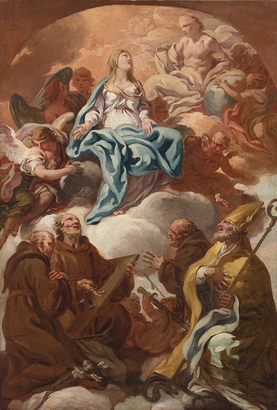 Adoration Of The Virgin — Follower Of Corrado Giaquinto