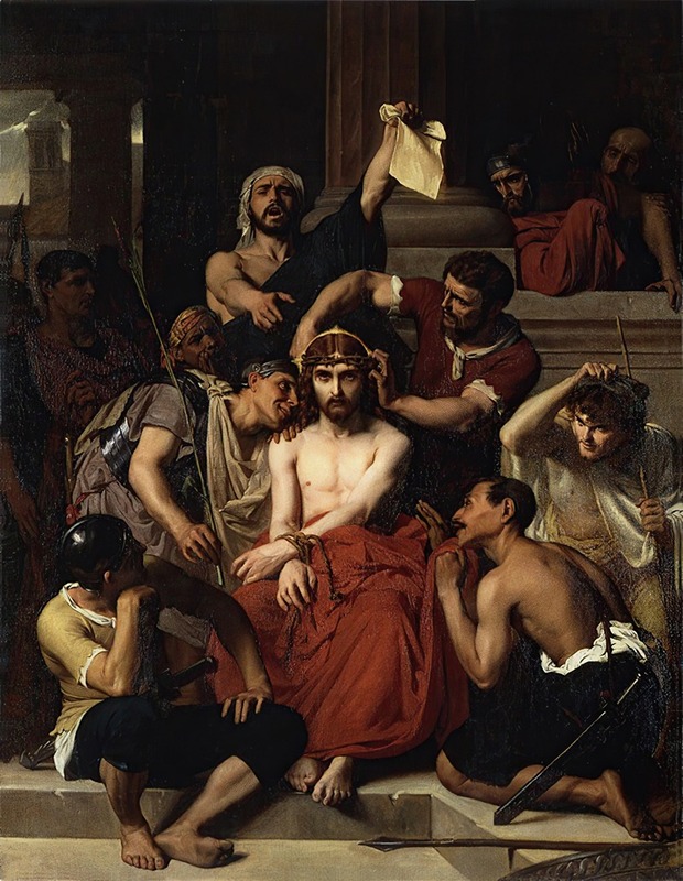 Jesus-In The Praetorium — Франсуа-Леон Бенувиль