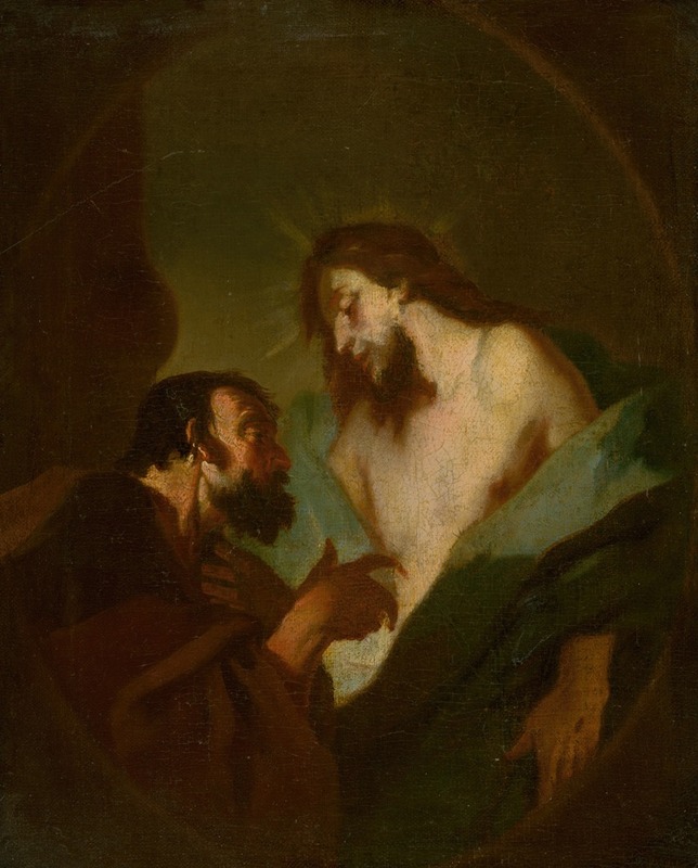 Christ And The Doubting Thomas by Франц Антон Маульберц, 1755–1757 — digital art print download