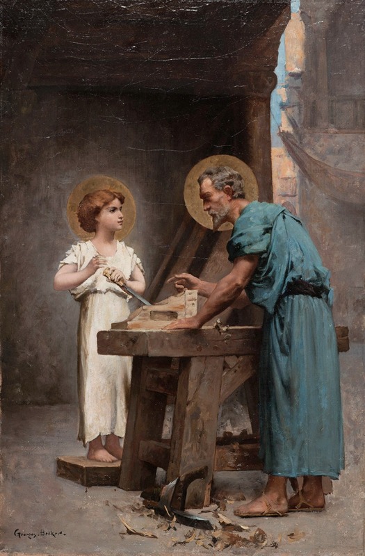 Saint Joseph protecteur de l'enfance de Jésus — Georges Becker