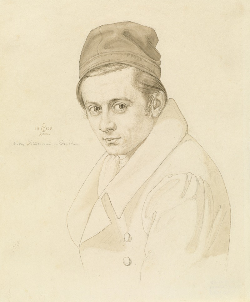 Adolf Zimmermann by Carl Oesterley, 1828 — digital art print download