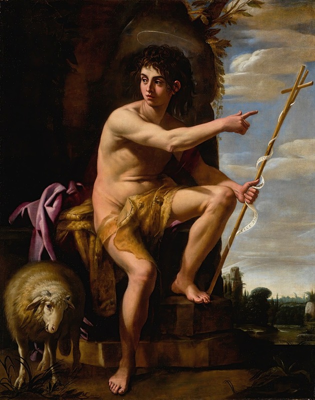 Saint John The Baptist In The Wilderness — Giovanni Baglione
