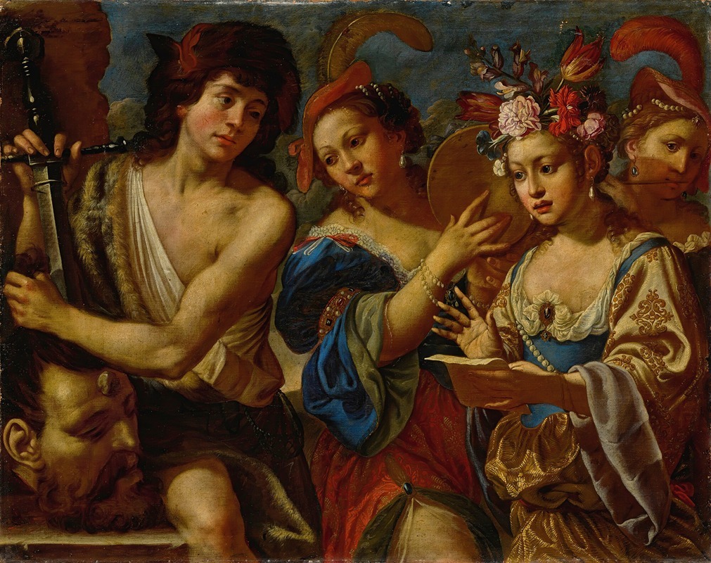 The Triumph Of David by Giovanni Francesco Guerrieri — digital art print download