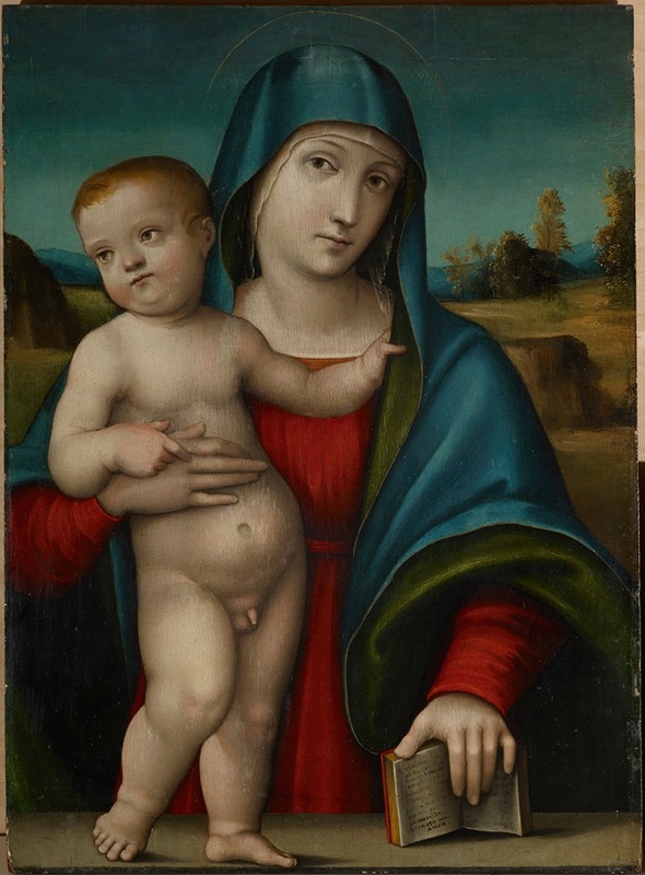 Madonna And Child by Giulio Francia, 1515 — digital art print download