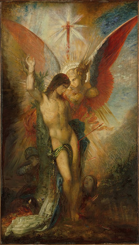 Saint Sebastian And The Angel — Gustave Moreau