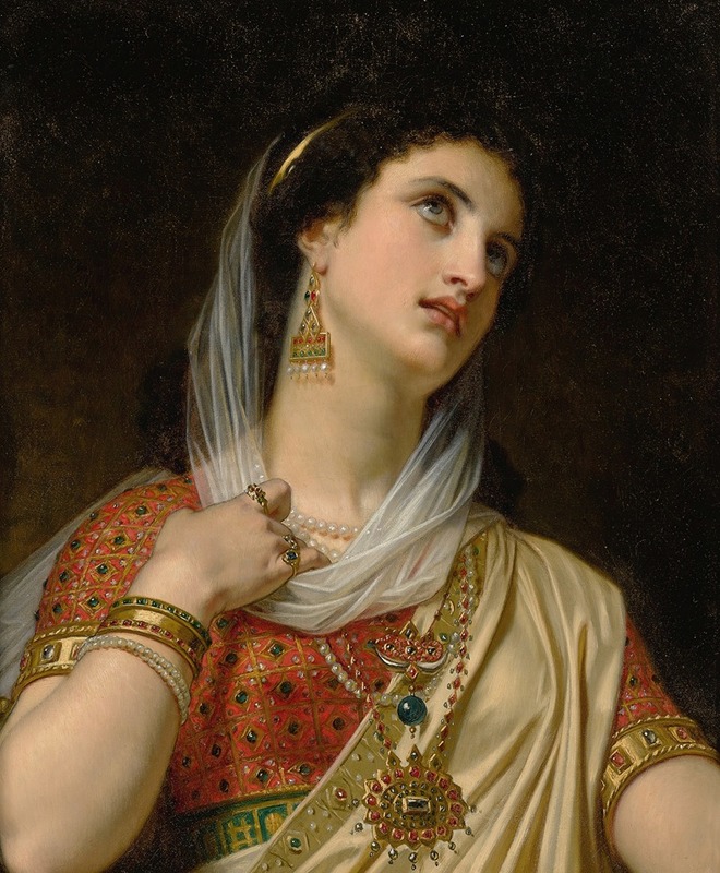 Queen Esther by Юг Мерль, 1875 — digital art print download