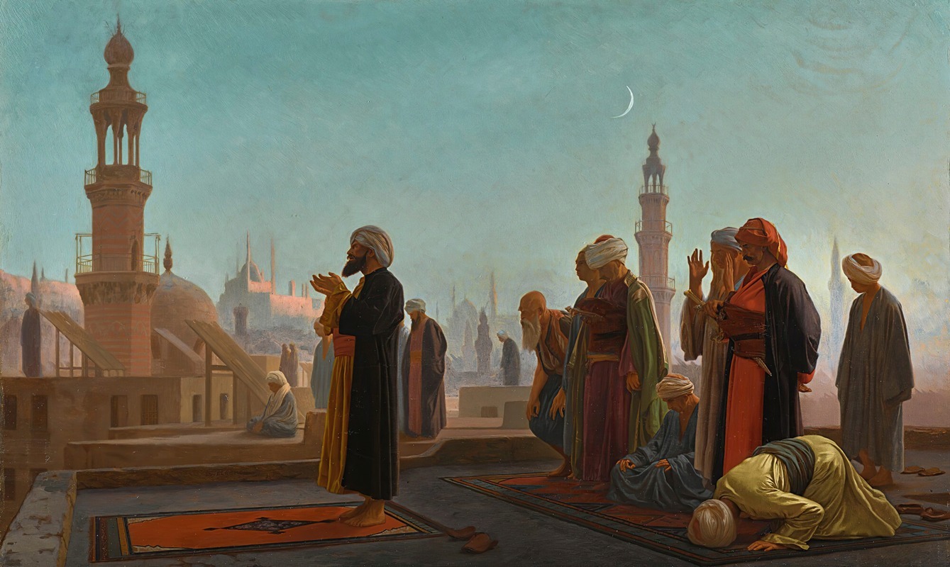 Evening Prayer, Cairo by Jean-Léon Gérôme — digital art print download