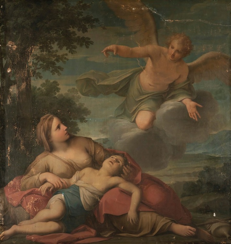 Hagar And The Angel by Marcantonio Franceschini — digital art print download