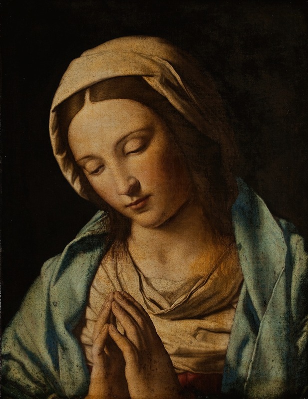 Praying Virgin by Giovanni Battista Salvi da Sassoferrato — digital art print download