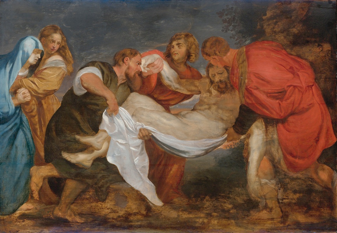 The Entombment by Последователь Питера Паула Рубенса — digital art print download
