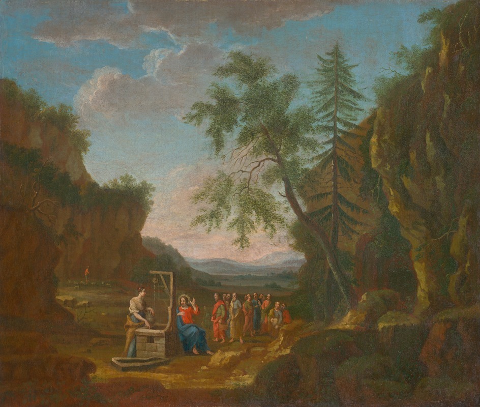 Christ By The Well by Аноним, 1780–1800 — digital art print download