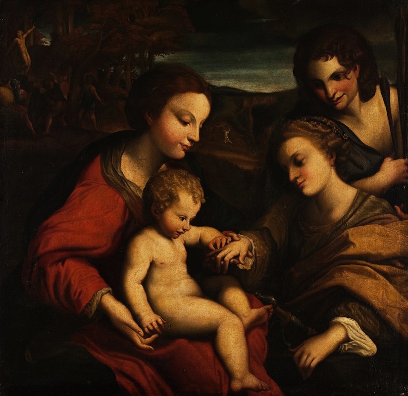The Marriage Of St Catherine — Anonymous