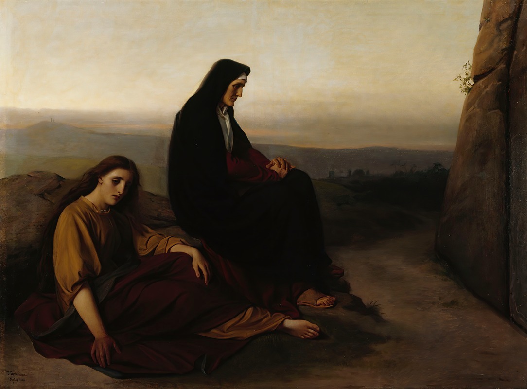 Women Mourning At Christ’s Grave — Victorine Nordenswan