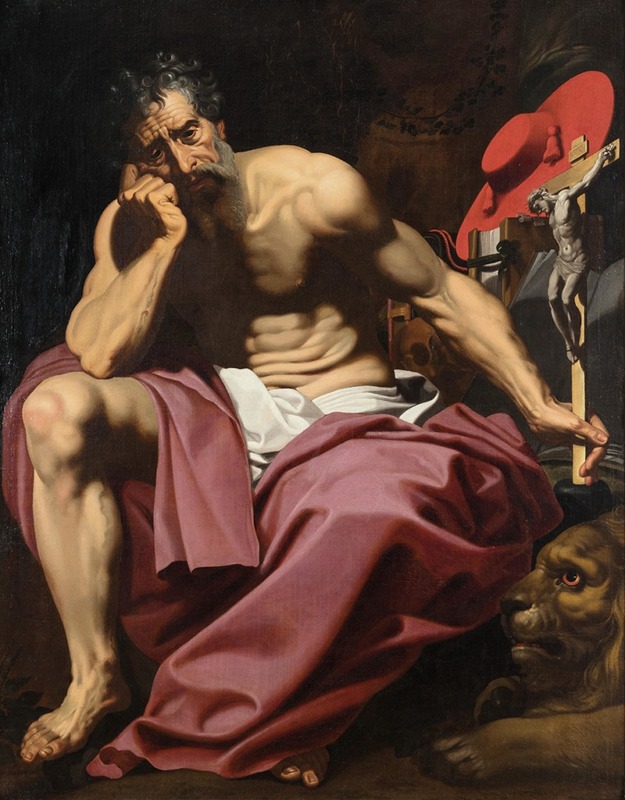 St Jerome by Абрахам Янссенс — digital art print download