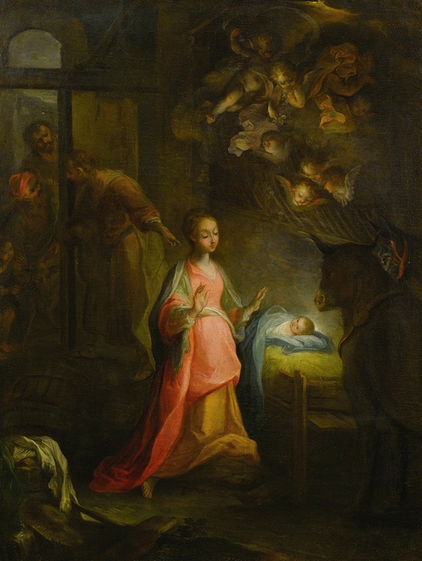 The Nativity Scene by After Federico Barocci — digital art print download