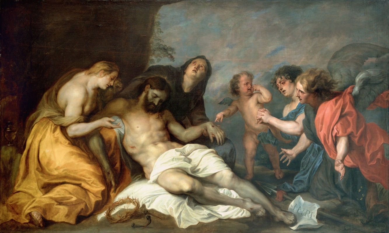 Lamentation Over The Dead Christ by Антоний ван Дейк — digital art print download
