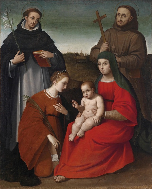 Madonna And Child With Saints — Biagio Pupini