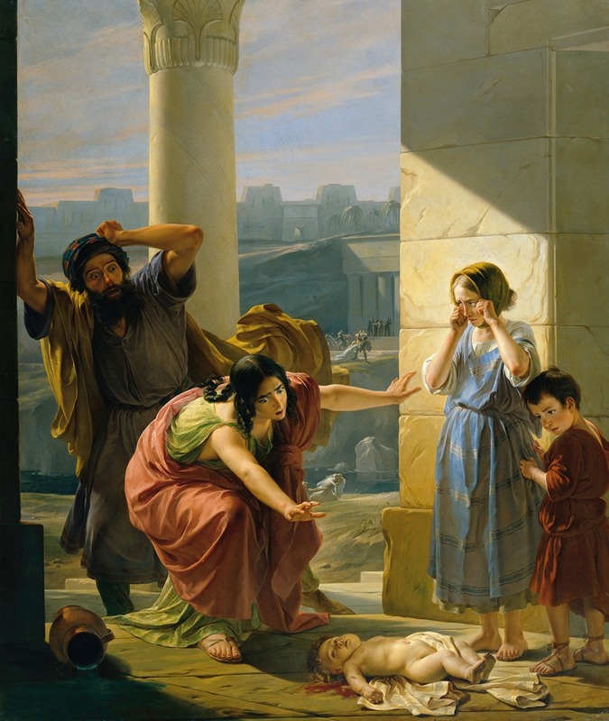 Der Bethlehemitische Kindermord by Carlo Arrienti, 1842 — digital art print download