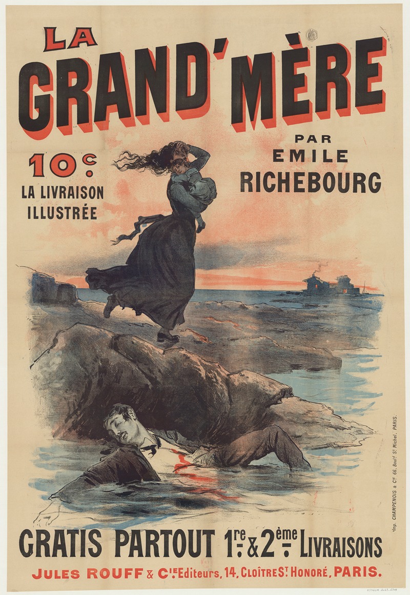 La grand' mère par Emile Richebourg — Imp. F. Champenois