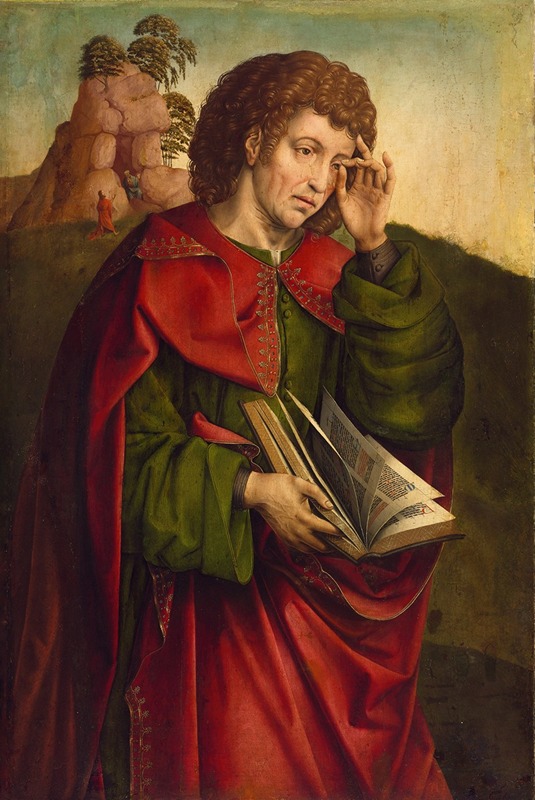 Saint John The Evangelist Weeping by Colijn de Coter — digital art print download