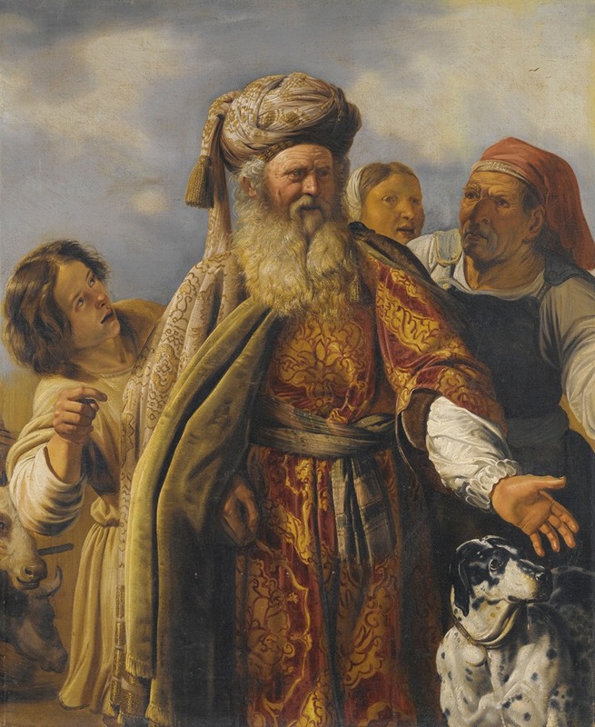 An Old Testament Scene by Голландская школа — digital art print download