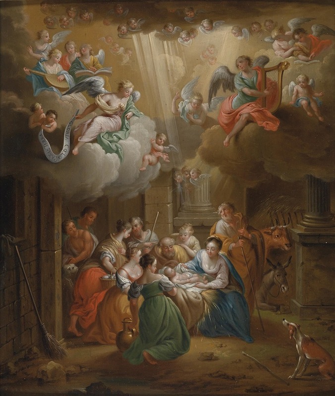 Adoration of the Shepherds — Franz Christoph Janneck