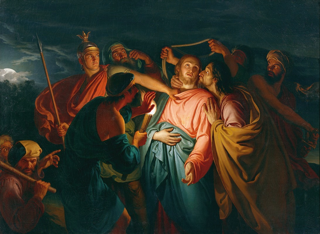 The Judas Kiss by Giuseppe Diotti, 1840 — digital art print download