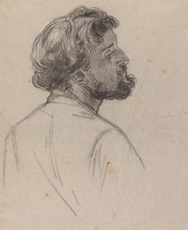Head of a Bearded Gentleman — Charles Louis Müller
