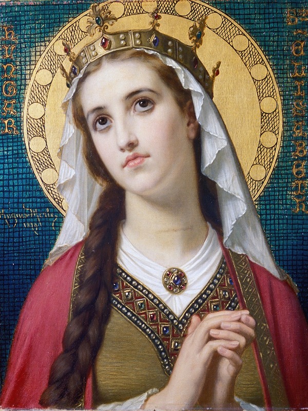 Saint Elizabeth Of Hungary — Hugues Merle