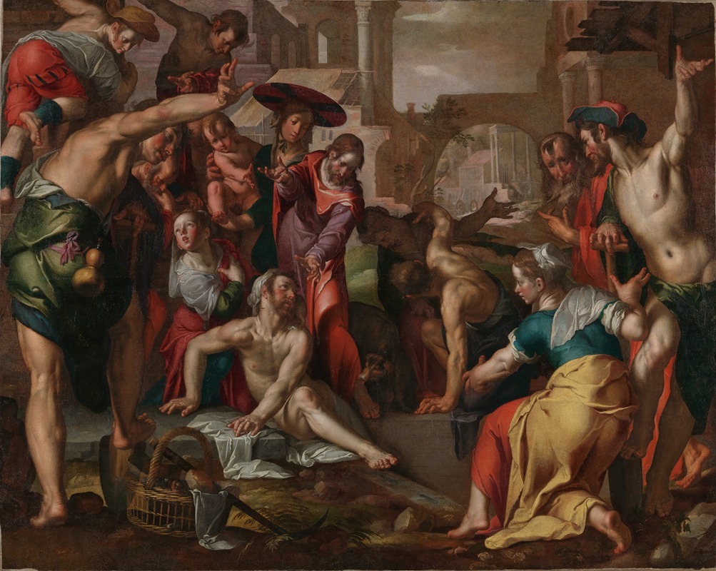 The Raising Of Lazarus — Joachim Wtewael