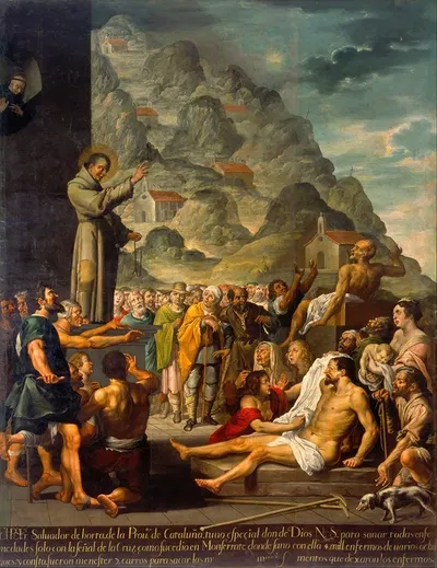 Miracles Of The Blessed Salvador Of Horta by José Juárez — digital art print download
