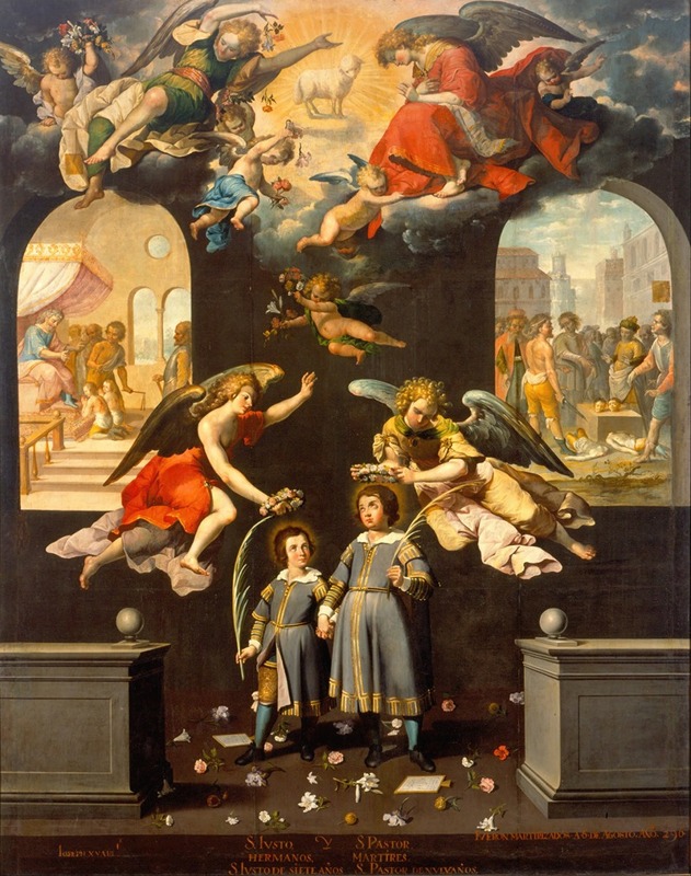Saint Justus And Saint Pastor by José Juárez — digital art print download