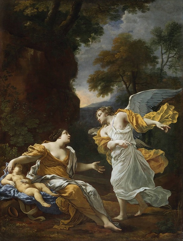 Hagar and the Angel by Michel Dorigny — digital art print download