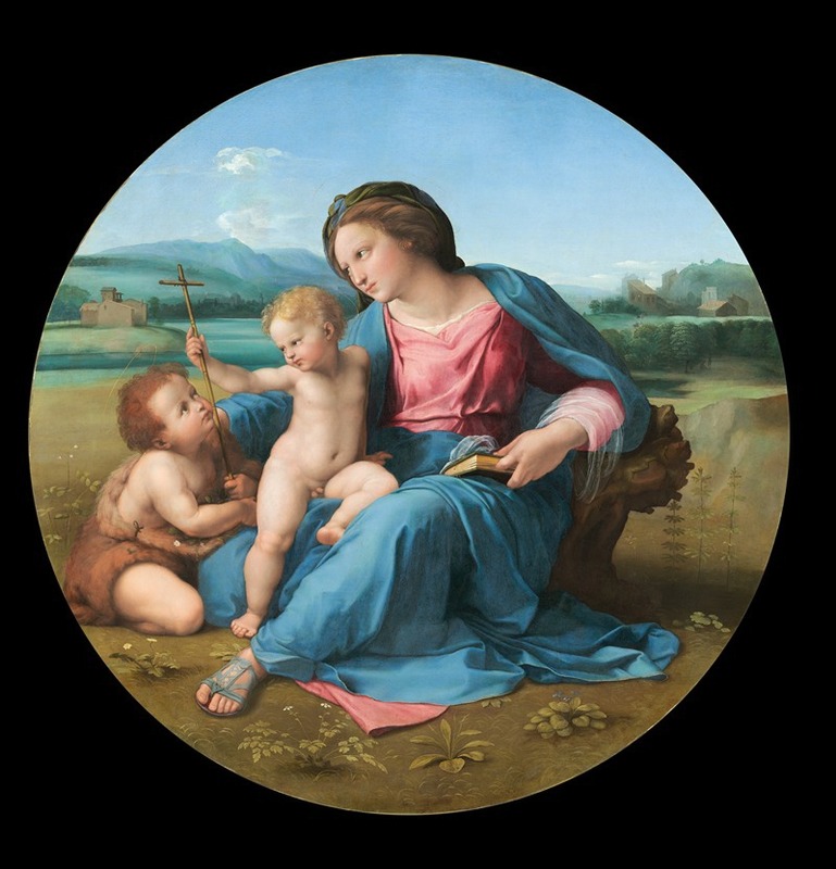 The Alba Madonna by Рафаэль — digital art print download