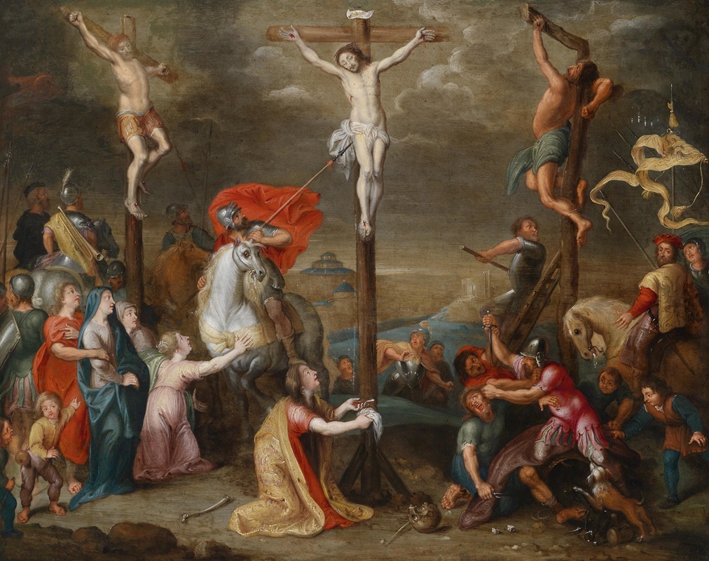 Crucifixion by Simon de Vos — digital art print download