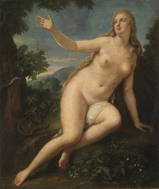 Eve And The Snake by Аноним — digital art print download