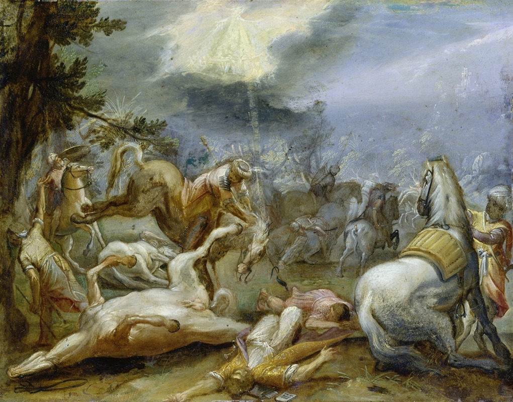 The Conversion of Saint Paul by Adam Elsheimer — digital art print download