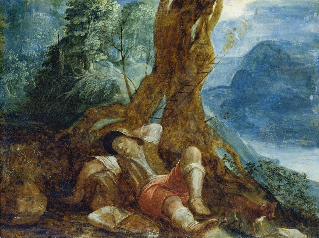 Jacob’s Dream by Adam Elsheimer, 1597 – 1598 — digital art print download