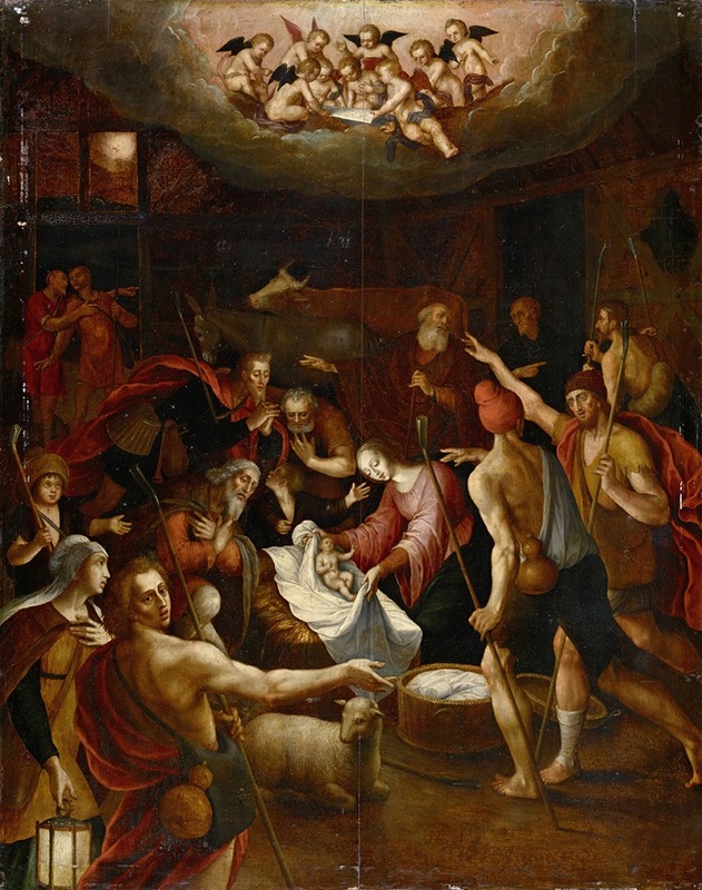 Adoration of the Shepherds — Aegidius Sadeler II