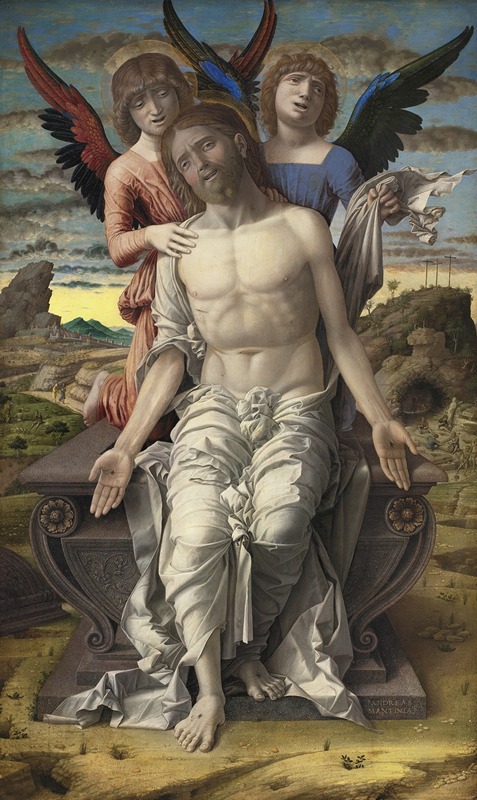 Christ as the Suffering Redeemer by Андреа Мантенья, 1495 – 1500 — digital art print download