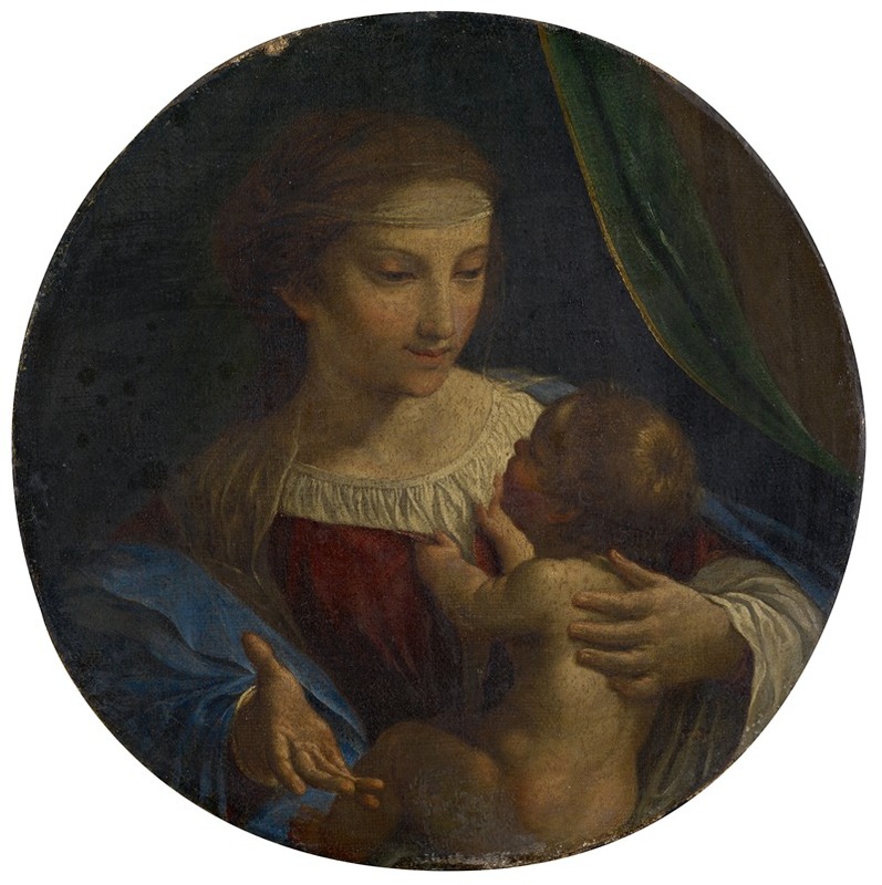 The Virgin with Child by Анджело Кароселли — digital art print download