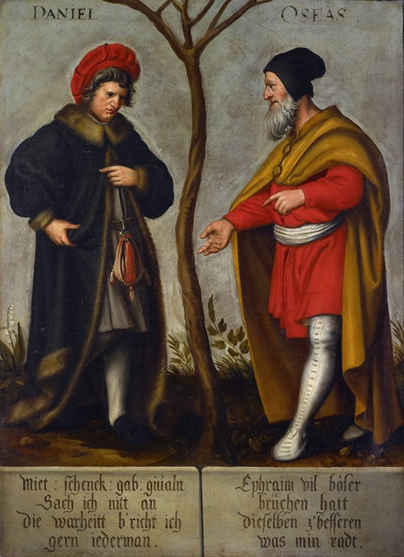The Prophets Daniel and Hosea by Бартоломей Зарбург — digital art print download
