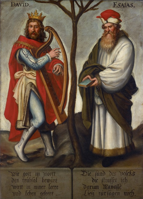 The Prophets David and Isaiah by Бартоломей Зарбург — digital art print download