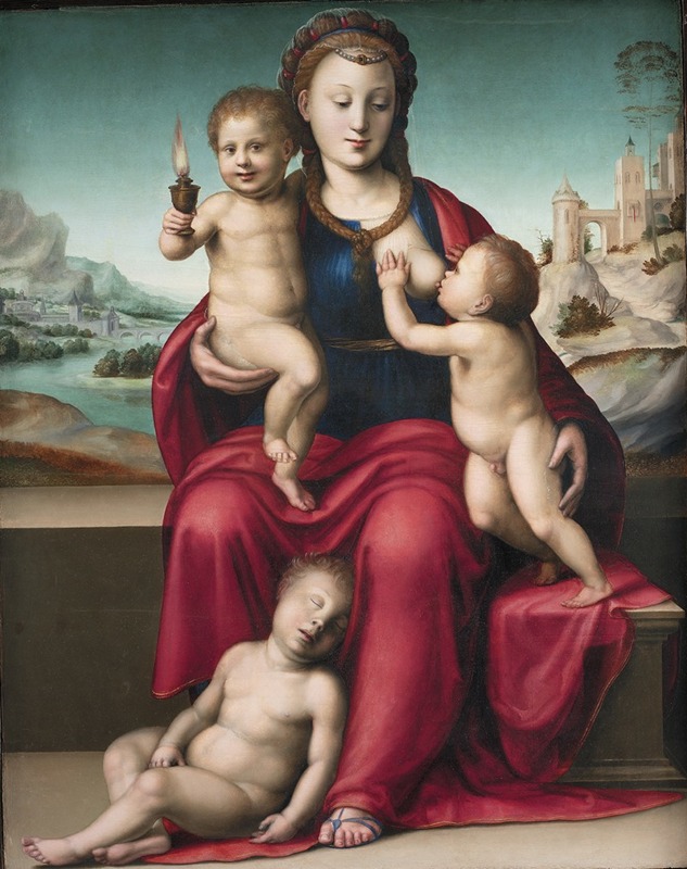 Caritas (Charity) by Bartolomeo Di Zanobi Di Benedetto Ghetti, 1518 – 1618 — digital art print download
