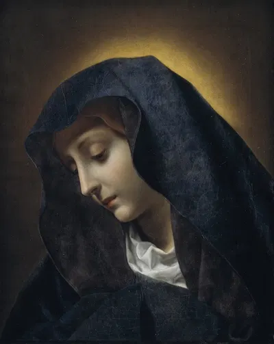 The Virgin by Carlo Dolci, 1631 – 1686 — digital art print download