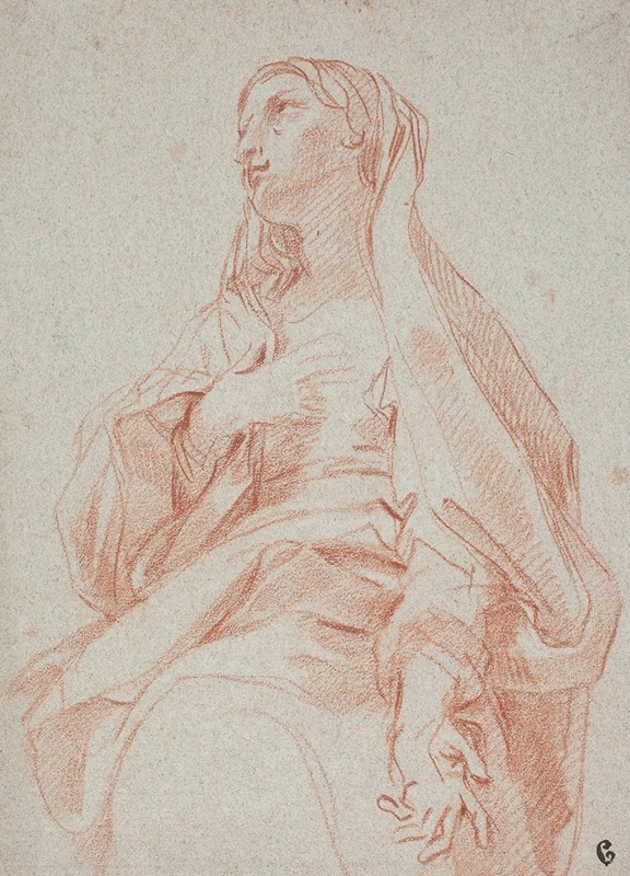 The Madonna making a gesture of intercession — Карло Маратти